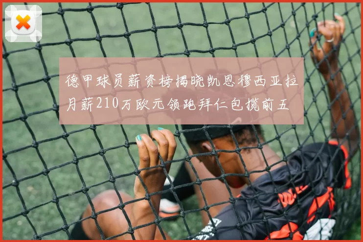 德甲球员薪资榜揭晓凯恩穆西亚拉月薪210万欧元领跑拜仁包揽前五